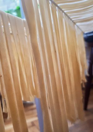 Házi szélesmetélt recept fotója