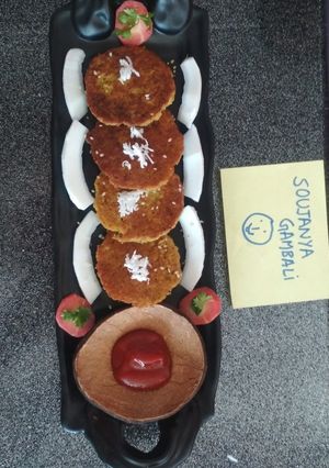 A picture of Til coconut kebabs.