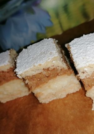 Almás - krémes recept fotója