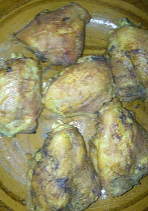 Una foto de Pollo crujiente con papas fritas a la Mario, s