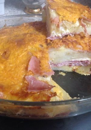 A picture of My mixed potato Bake.
