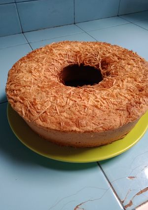 Foto resep Bolu kelapa manis gurih baking pan