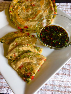 A picture of Spring Onion Pancakes:.