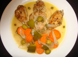 Una foto de POLLO ESCABECHADO. MAMÁ STYLE