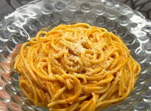 O poză a rețetei Spaghetti cu sos de roșii.