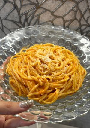 O poză a rețetei Spaghetti cu sos de roșii.