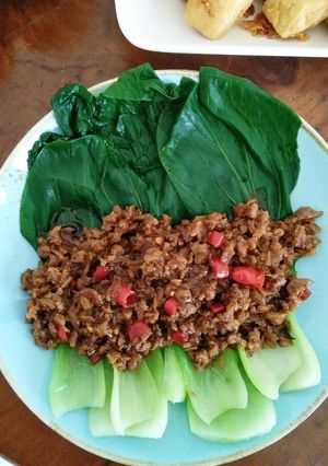 Foto resep Pakcoy Tumis Daging Cincang