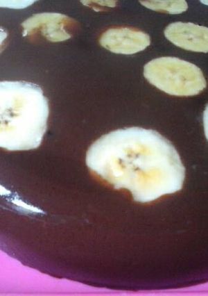 Foto resep Puding cokelat pisang