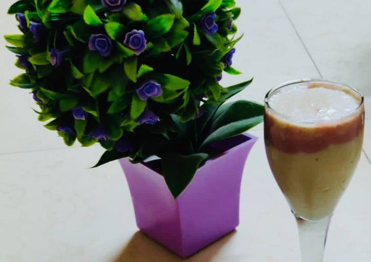 Triple fruit- triple dry fruit smoothie π₯π₯€