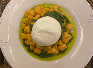 Una foto de Ñoquis de camote sin gluten