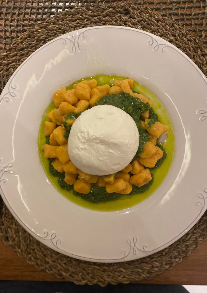 Una foto de Ñoquis de camote sin gluten