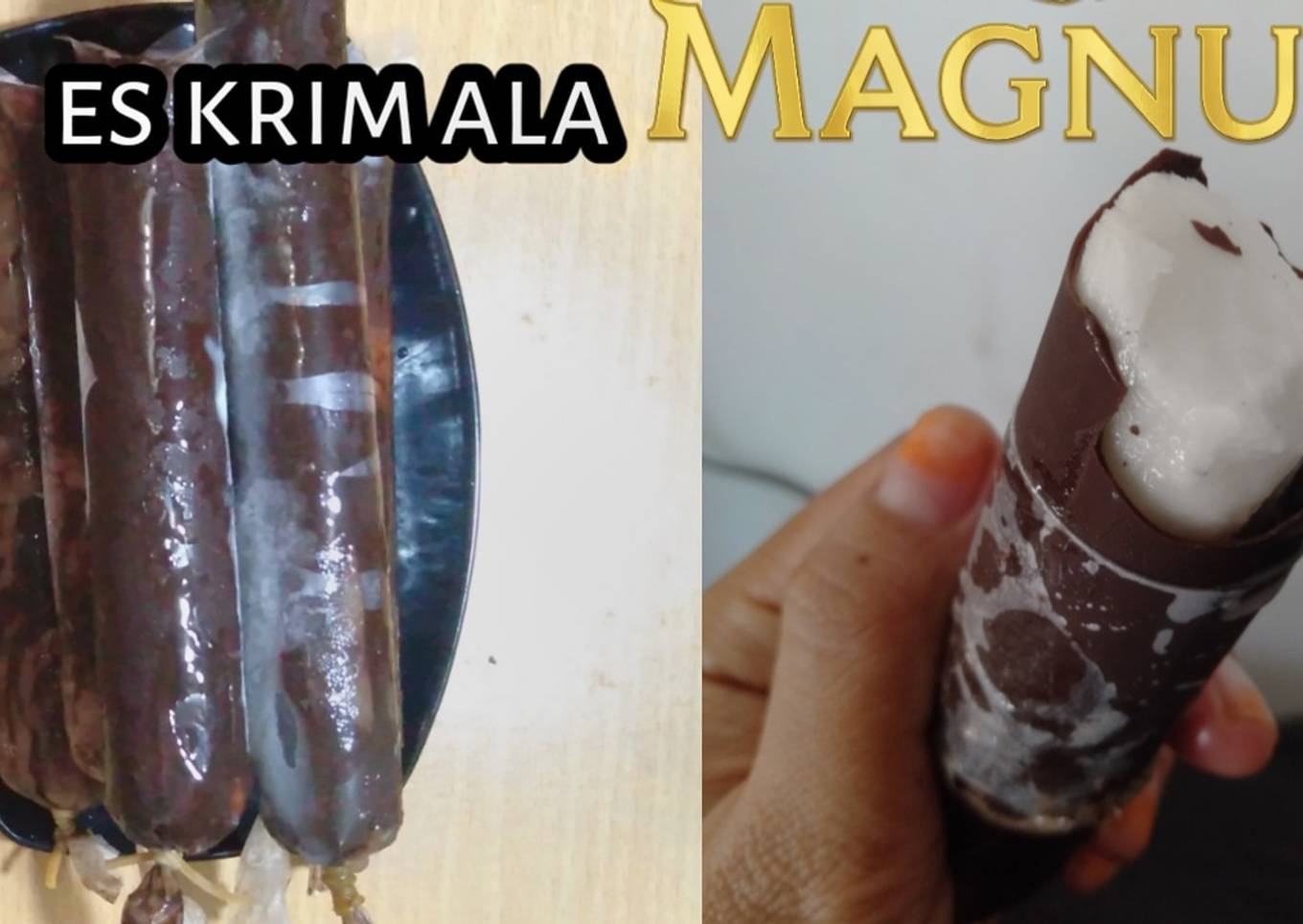 Es krim ala MAGNUM,super enak