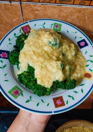 Foto resep 74. Brokoli siram telur