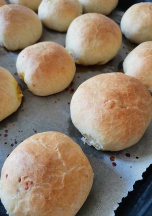 Une photo de Buns carotte et knakis