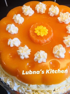 A picture of Orange Mousse Cake.