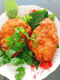 Hình của món Chả cá thác lác chiên.