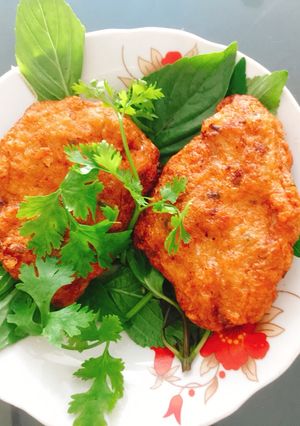 Hình của món Chả cá thác lác chiên.