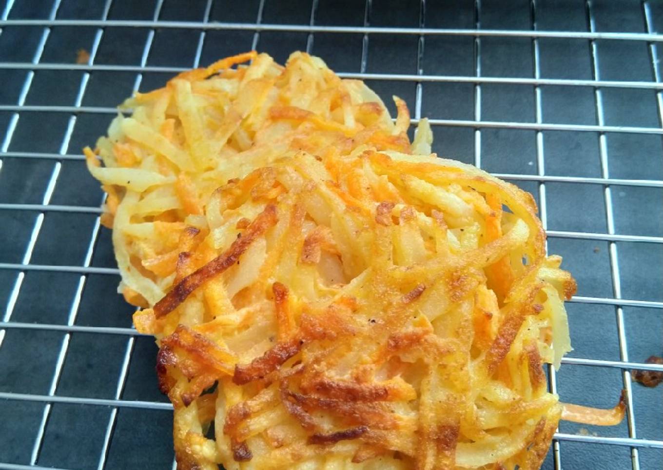 Galette pomme de terre et carotte