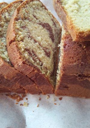 Foto resep Marmer cake kopi dan cokelat