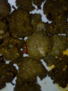 A picture of Unripe plantain ball.