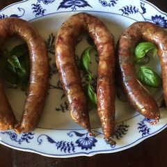 A picture of California Farm Smoked Wine Sausage.