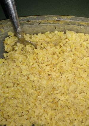 Una foto de Arroz integral súper fácil microondas 🐼🐾🐾🐾 vegan food