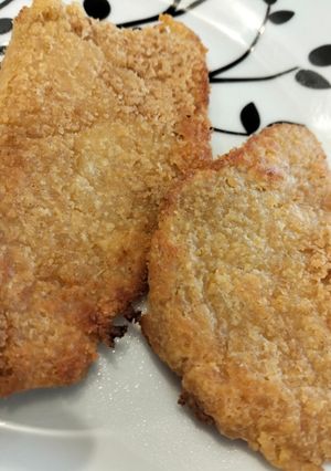Una foto de Milanesas de garbanzos