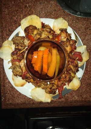 صورة لوصفة شيش طاووق