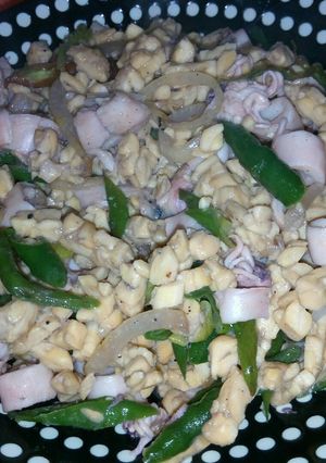 Foto resep Cumi Asin Tempe Cabe Hijau