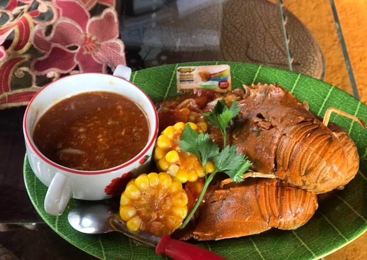 Resep Populer Udang kipas sauce sederhana Lezat Mantap