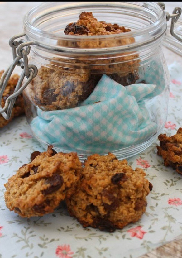 Una foto de Galletas de avena y pasas