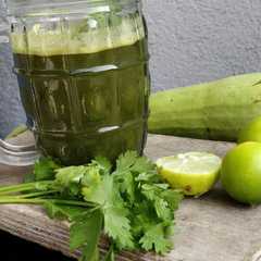 A picture of ગ્રીન ડીટોક્ષ (green detox recipe in gujarati).
