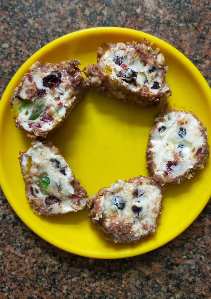 சாக்கோ நட்டி ரோல் (Choco nutty roll recipe in tamil) செய்முறை முக்கிய புகைப்படம்