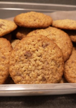 صورة لوصفة كوكيز بالشوفان والعسل 🐝🍪🍯