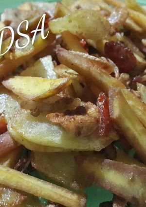 Foto resep Kering Kentang Ubi Cabe Setan