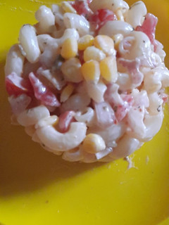 A picture of Macroni salad.