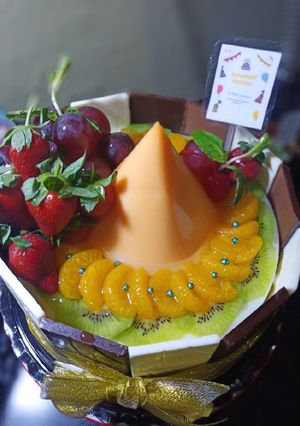 Foto resep Puding tumpeng ulangtahun