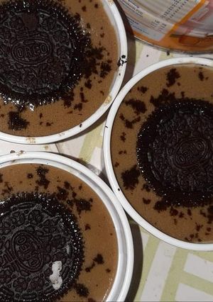 Foto resep Puding susu coklat oreo