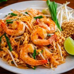 A picture of Pad Thai (courtesy of Pailin's Kitchen).