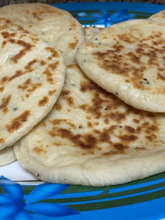 صورة لوصفة خبز الصاج المحشي