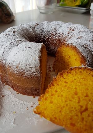 Una foto de Budín de mandarina 🍃