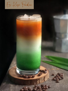 Foto resep Es Kopi Pandan