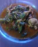 Bisteces con rajas 🍲