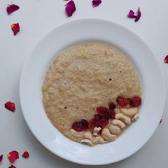 A picture of Foxtail Millet Jaggery Pudding.