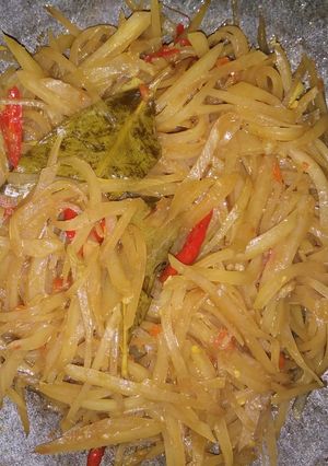 Foto resep Pepaya Muda oseng (stir fry Papaya)