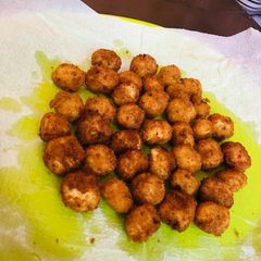 Paneer popcorns A picture of Paneer popcorns.