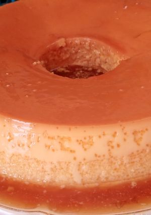 Una foto de Flan casero