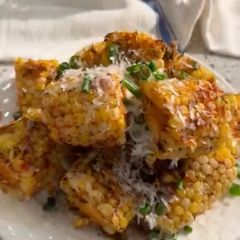 Garlic and Parmesan Buttered Corn A picture of Garlic and Parmesan Buttered Corn.