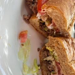 A picture of Chopped Cheese Sandwich.