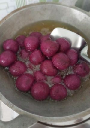 Foto resep Bola ubi ungu kopong